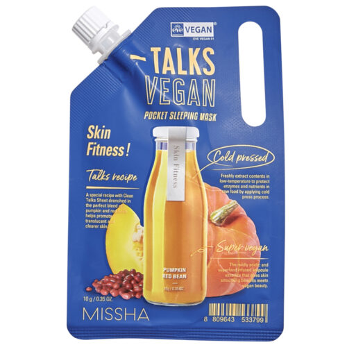 Talks Vegan Squeeze Pocket Sleeping Mask SKIN FITNESS